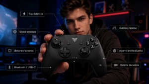 Características mandos gaming competitivo